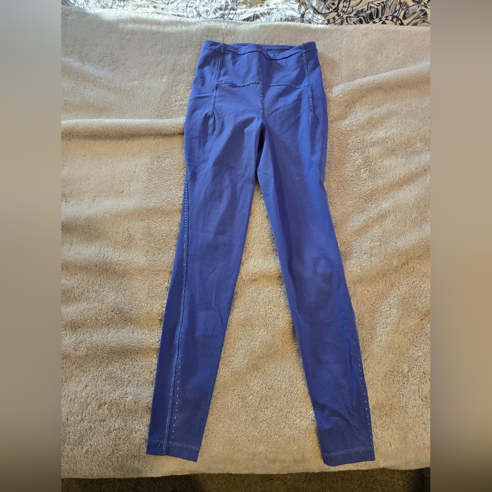 Lululemon Indigo Swift Speed High Waisted Leggings with Pockets